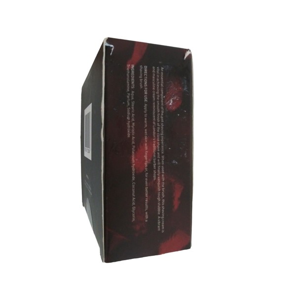 MENROCK Black Pomegranate Shave Cream Men's Facial Grooming Cream NEW IN BOX - Picture 4 of 5